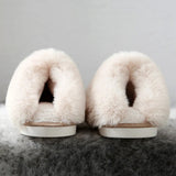 2023 New Fluffy Home Slippers Women Flat Heels Non Slip Winter Cotton Shoes Woman Indoor Faux Suede Plush Couple