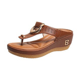 Breakj Women's Shoes 2024 Summer New Beach Clip Slope And Cool Slippers Women's Women's