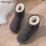 boots women's short tube 2023 new winter snow cotton shoes anti slip warm women's boots Comfortable Ankle Boots Ladies
