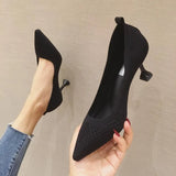 Women Pumps Summer Shoes Thin High Heels Sexy Pointed Toe Slip-on Wedding Party Brand Fashion Shoes For Lady Female