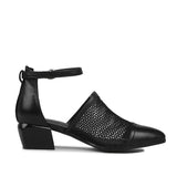 2023 Brand New size 34-40 Genuine Leather Black Women Shoes Woman Sandals Nature Cow Leather Black Party