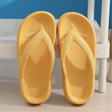 Soft Sole EVA Women's Flip Flops 2023 Summer Beach Non-slip Cloud Slippers Women Thick Platform Clip Toe Bathroom