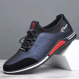 Men's Shoes Fashion Soft Soled Men Casual Shoes British style Formal Shoes Breathable Lace-Up Bottom Light Sneakers Male Size