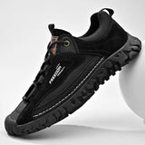 Men Shoes lace up Genuine Leather Casual High Quality Men Comfortable Soft Outdoor Shoes fashion Men's Casual