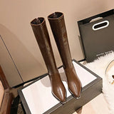 Breakj Boots Women But Knee 2025 New Pointed-Headed High-Heekin High-Heerets High-Heekin