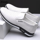 New Men Loafers Male Leather Casual Shoes Fashion Adult Moccasins Mens Driving Shoes Man Footwear Unisex Brogues