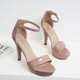 women's sandals, open toe platform fashion casual solid sandals, soft cool retro romantic women's