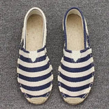 Size 35-45 Women Sewing Flax Shoes Slip on Loafers Casual Shoes Woman Espadrilles Hemp Canvas Flat
