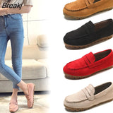Women's Loafers Moccasins Woman Soft Bottom Non Slip Female Flats Shoes 2023 Autumn Spring Slip On Sewing Ladies Lazy Shoes