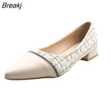 Summer Low Heels Office Ladies Shoes Fashion Women Pumps Soft Comfortable Pointed toe Heels 2.5cm