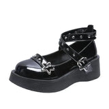 Women's Lolita Shoes 2023 New Women's Buckle Casual Shoes Thick Heel Women's Mary Jane Shoes Women's High