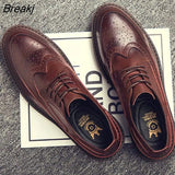 New Bullock Men Classic Business Formal Shoes Men Oxford Shoes Men Dress Shoes 2023