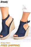 Women Sandals Plus Size 35-43 Platform Wedge Shoes Women's High Heels New Summer Clogs Women's Sandals Sandalias De