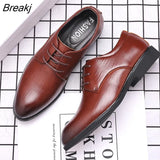 Shoes Men 2023 Autumn Men Shoes Low-top Solid Wedding Shoes Color Fashion Oxford Pointed Office