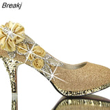 Wedding Shoes Women Pumps Sexy Ladies Super High Heels Fashion Party Women Shoes Thin Heel 8cm 10cm