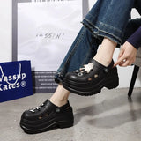 2024 Diy Hole Garden Shoes for Women Slippers Summer 2024 Soft Chunky Platform Sandals Woman Non Slip Beach