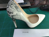Shoes 2023 Women Pumps Fashion 9cm High Heels Pointed Toes Black White Shoe Women Wedding Shoes Ladies
