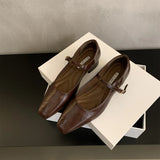 Breakj Evening Temperament Commuter Single-Shoe Women 2025 New Autumn Korean Version Of The Fairy Coarse And Mary Jane Small Leather