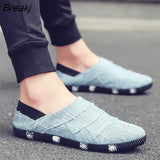 Ethnic Style men Espadrille Casual Flats Shoes Canvas Driving Loafers Flats Hemp Insole Shoes