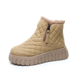Women's Shoessnow Boots Platform Shoes Warm Cotton Shoes Short Boots Outdoor Casual Shoes High Quality Women White