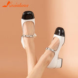 High Heeled Women Sandals 2023 Spring Summer Platform Fashion Sandals Buckle Strap Little Fragrance Comfort Walking
