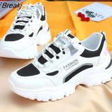Fashion Women's Platform Sneakers Women Shoes Casual Chunky Sport Shoes White Vulcanized Tennis Female Basket Femme