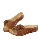 Breakj Women's Shoes 2025 Spring And Summer New Slope And Open Toe Wearing Slippers Women Cool