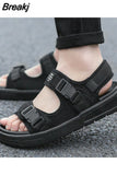 Men Sandals Non-slip Summer Flip Flops High Quality Outdoor Beach Slippers Casual Shoes Cheap Men's shoes Water