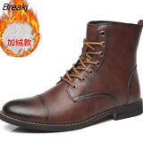 Men's Boots Men's Boots Plush Warm Men's Leather Boots Italian Style Men's Chelsea Boots Outdoor Boots Men's Ankle