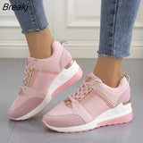 Women Breathable Casual Shoes Outdoor Light Sports Shoes Casual Walking Platform Ladies Sneakers Zapatos