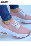 Women's Sneakers Fashion Flat Lace Up Casual Canvas Pattern Sneakers Ladies Vulcanized Shoes Women Shoes Zapatillas