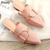 Women's Autumn Shoes Spring Outdoor Woman Mules Platform Slippers Flat Rubber Shoes Fashion Casual Moccasins 2023 Female size