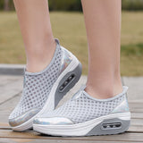 Women Casual Shoes 2023 Soft Bottom Walking Shoes Woman Air Mesh Vulcanize Shoes Summer Chunky Sneakers For Basket Femme