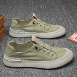Men Sneakers Light Ice Silk Cloth Casual Shoes Men Breathable Walking Flat Shoes Man Loafers Zapatillas