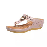 Breakj Women's Shoes 2024 Summer New Beach Clip Slope And Cool Slippers Women's Women's