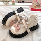 Lolita Shoes kawaii mary jane shoes Women Japanese Style Vintage Girls High Heel Platform shoes College Student JK