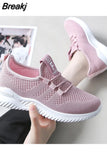 Women Shoes 2023 Breathable Lace Up Sneakers Women Mesh Platform White Shoes Women Shallow Casual Shoes Zapatillas De