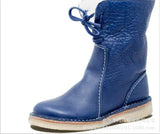 Breakj Thick Snow Boots Plus Velvet Warm Cotton Boots With Flat Bottom Short Boots Large Size Women's Boots