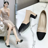 Female Pumps Round Toe Designer Women Shoes Fashion Office Work Wedding Party Shoes Ladies High Heel Shoes Zapatillas