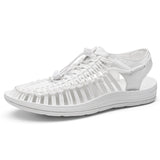 New Breathable Sandals Women's Fashion Casual Woven Sandals Beach Women's Shoes Korean Version Couple Shoes Fashion