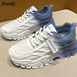 Fashion Women's Platform Sneakers Women Shoes Casual Chunky Sport Shoes White Vulcanized Tennis Female Basket Femme