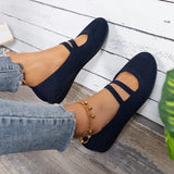 Summer New Women's Ballet Flats Round Toe Low Heel Barefoot Shoes Comfortable Casual Shoes Woman Loafers Zapatos De