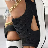 Breakj Hed Sandals Women 2025 Summer New Large-Size Sports Sandals Laces With Rocking