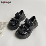 Lolita Shoes Sweet Mary Janes Woman platform shoes Japanese Style Fashion Cute Party Jk Shoes for Girls Zapatos