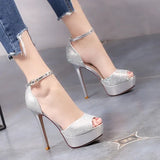High Heels Pumps Women Shoes 2023 Heels Sandals Wedding Shoes Sandalia Feminina 12 CM Heels Escarpins Tacones