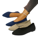 Shallow Single-Shoe Women's 2025 Autumn New Female Version Of Flying Flat Base Soft Sole Comfortable One-Footed Pedal Bean