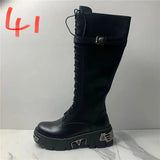 Size Classics Women Rivet Ankle Boots Crude Heels Square Toe Summer Half Slippers Autumn High Heels Boots Female Women