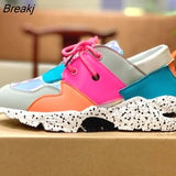 Women Casual Shoes Leggings Fashion Rivets Increased Comfort Running Sneakers Seasons Plus Size