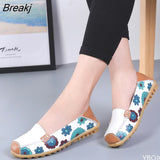 Women Casual Shoes 2022 Fashion Print Flat Shoes Women Comfort Casual Shoes Ladies Plus Size Slip-on Shoes Zapatos Para