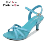 Sandals Women Shoes Size 43 Thin Heels Summer Naked Color Peep Toe High Heels Sexy Nightclub Party Slides Heels